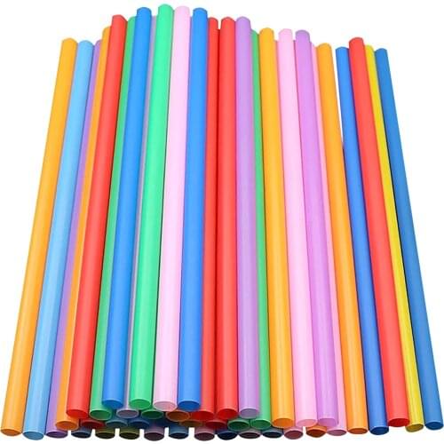 100pcs Plastic Straws Bendable Disposable Straws Flexible Fluorescent Drinking Straws Party Diy Drink Straw Bar Club Accessories