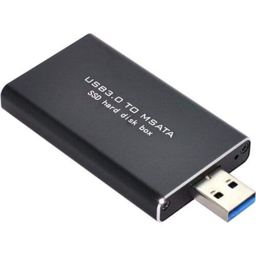Xiwai Mini PCI-E mSATA to USB 3.0 External SSD PCBA Conveter Adapter Card with Enclosure