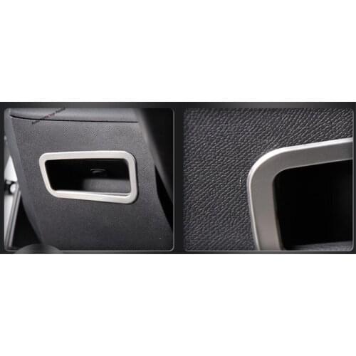 Yimaautotrims Main Glove Box Handle Storage Clasp Hand Bowl Sequins Cover Trim Fit For Peugeot 3008 3008GT 2017 - 2021 Interior