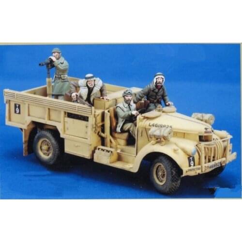 1/35 Resin Figure Model Kit Unassambled Unpainted 00484(NO CAR)