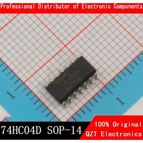 10PCS/LOT 74HC04D SOP14 74HC04 SOP SN74HC04DR SN74HC04 SMD IC SOP-14