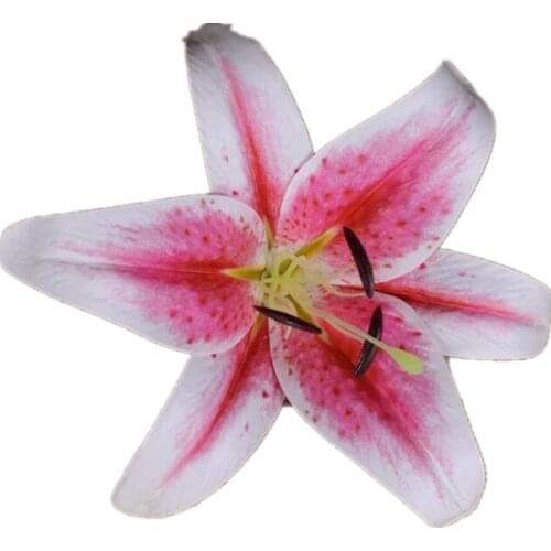 12Pcs Real Touch Lily Flower Heads 20cm Big PU Lily Flower 8 colors