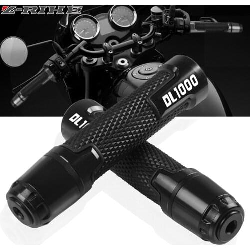 22mm Motorcycle knobs Anti-Skid scooter Handle ends Grips Bar Hand Handlebar For Suzuki DL1000/V-STROM 2002-2016 2015 DL 1000