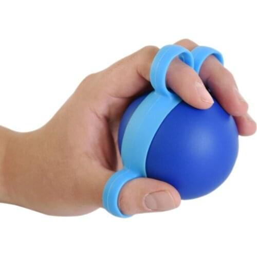 448D Fitness Hand Expander Grip Ball Strengthen Exerciser Train-er Decompression Strength Ball Egg-shaped Grip Fitness Ball