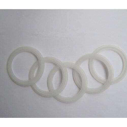 50pcs/lot 19mm I/D x Fits Ferrule O/D Sanitary Tri Clamp Ferrule Silicon Sealing Gasket Ring Washer