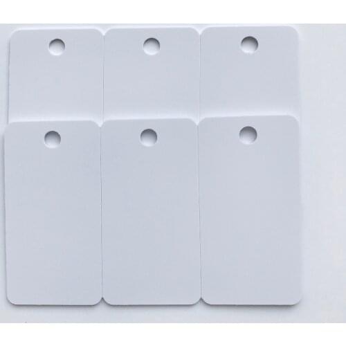 500pcs/Lot White Plastic Blank Inkjet Printable 3up PVC Card for Key Card 3.31*2.13in Printing by Epson or Canon Printer