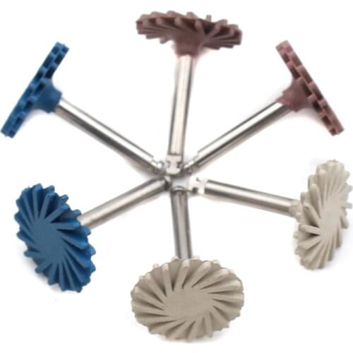 6Pcs/Pack Dental Composite Polishing Diamond System RA Disc Oral Hygiene Teeth Polishing Kits