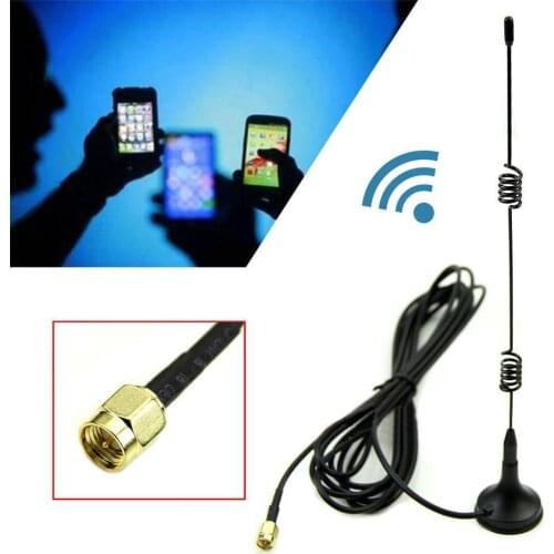 Wireless WiFi Signal Booster Antenna Extender RP-SMA 7 DBI 5X Range Extender NEW