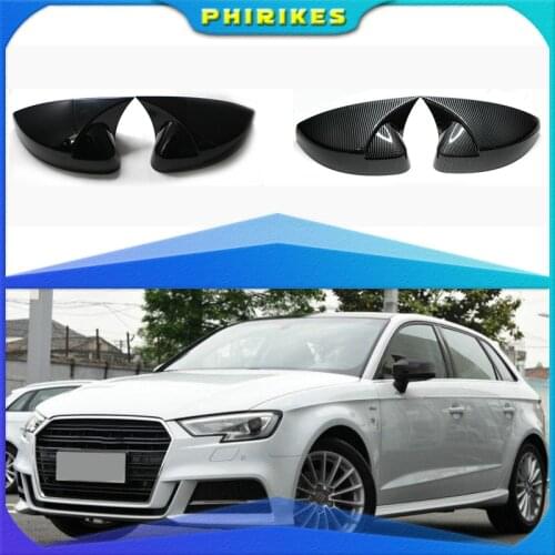 For audi Rear View Side Car Mirror Cover for Audi A3 S3 8V RS3 2013 2014 2015 2016 2018 2017 2019 car RearView Mirror Case Cover