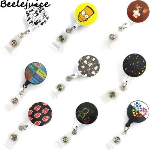 ID Credit Card Cover Lanyard Bags Retractable Badge Reel Student Nurse Exhibition Enfermera Name Clips Card ID Card Holder Chest