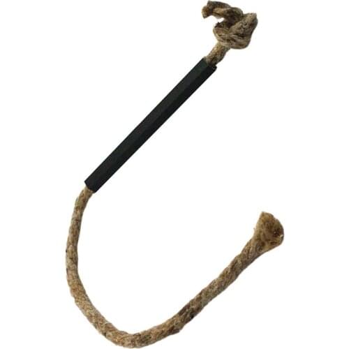 35CM Tinder Wick Hemp Cord With Aluminum Bellows Survival Weather Resistance For Outdoor Survival Activities Camping Hiking