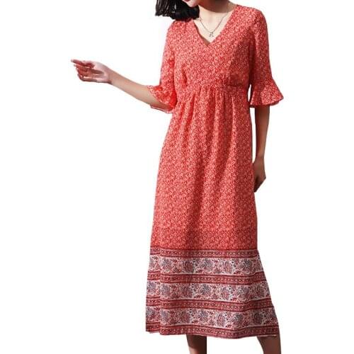 HVMODLZV Flared Summer Dresses
