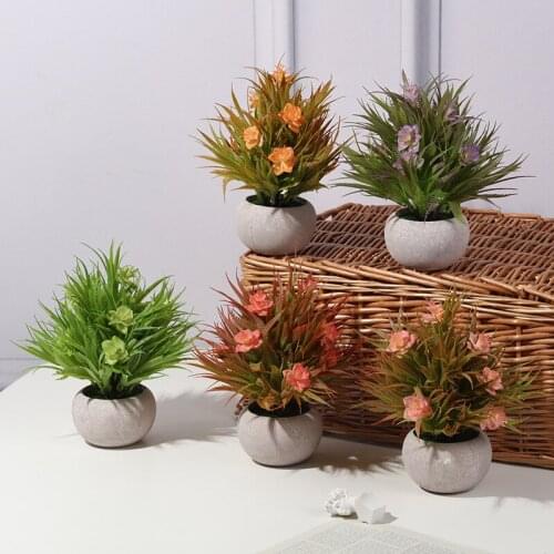 Bonsai Simulation Artificial Plants Fake Flowers Home-Decorration Garden Wedding Staff