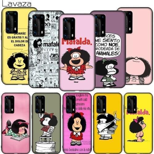 Lavaza K86 Mafalda Beautiful Soft Case for Huawei Mate Nova 2 2i 3 3i 4E 5 5i 5T Smart 6 7 10 20 30 SE Pro Lite