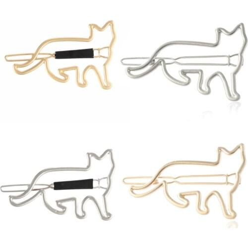 SMJEL Cute Cat Hair Clips For Girls Hairpins For Girls Tiara Crown Cat Rabbit Ears Hairball Children Hair Accessories