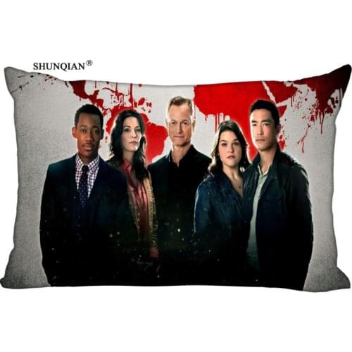 Custom Criminal Minds Pillowcase Home Living room cushion pillowcase Rectangular Silk Pillowcase Two Sides Printing