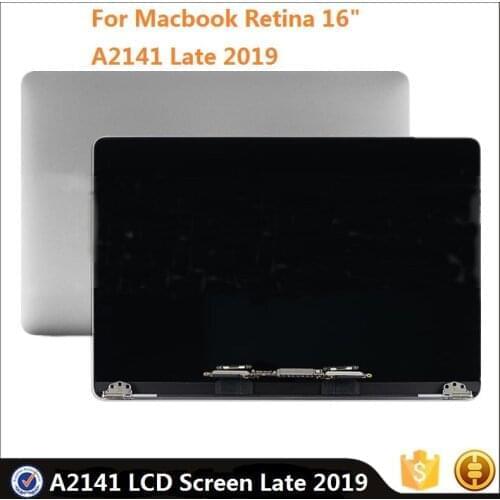 Original LCD Full Assembly For Macbook Retina 16" A2141 Late 2019 EMC 3347 Display LED Screen Laptop Parts Replacement Repair