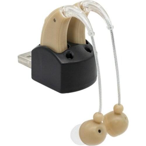 Rechargeable Hearing Aid Ear For Deafness Sound Amplifier Adjustable Volume Portable Hearing Enhancement For The Elderly S-109s