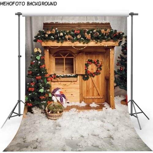 Christmas Background Backdrop Fireplace Tree Winter Snow Window Interior Baby Birthday Photography Background For Photo Studio
