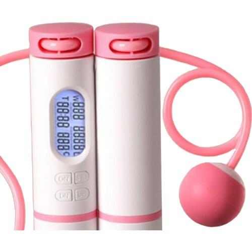 Jump Rope Indoor Outdoor Weighted Skipping Rope Time Setter Equipment Gear