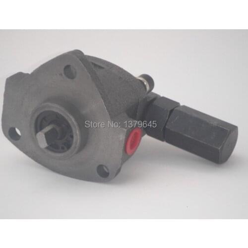 TOP-12A micro triangle oil pump with valve Adjustable rotation speed gerotor pump / trochoid lubrication pump for printing