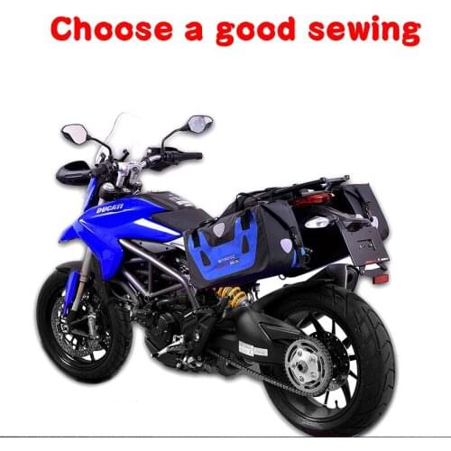 4Color Universal 1 Pairs Motorcycle PVC Water Proof Saddle Bag Luggage Storage Outdoor Travelling Bag Large Capacity For Ducati