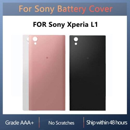 Back Battery Cover Door For Sony Xperia L1 G3312 G3311 G3313 With repair parts,For Sony Xperia L1 Housing Rear Replacement