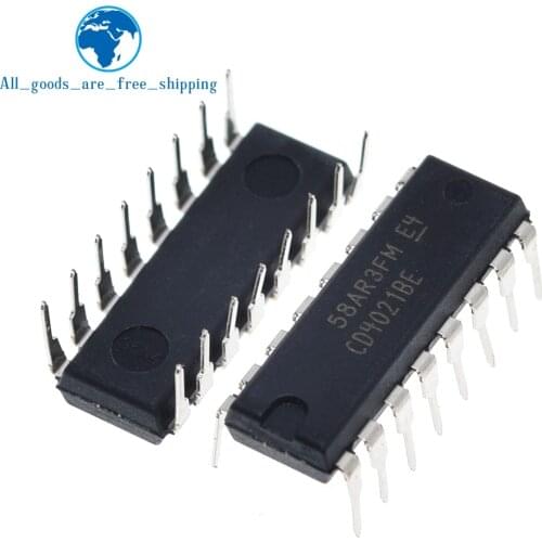 10pcs/lot CD4021BE CD4021B CD4021 DIP-16 shift register New Original