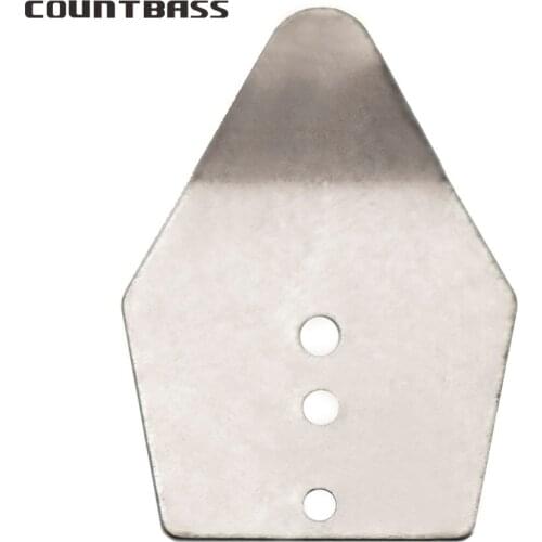 50pcs Stainless Steel Shake Blades,Jig Dancer Blades,DIY Vibration Jigs, Casting Jighead, Wobble fishing Jig, Swim Jig Lure