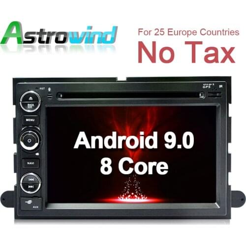 8 Core,4G RAM,Android 9.0 Car GPS Navigation Stereo Media Radio For Ford Explorer Fusion F150 F500 F450 Mustang Edge Expedition
