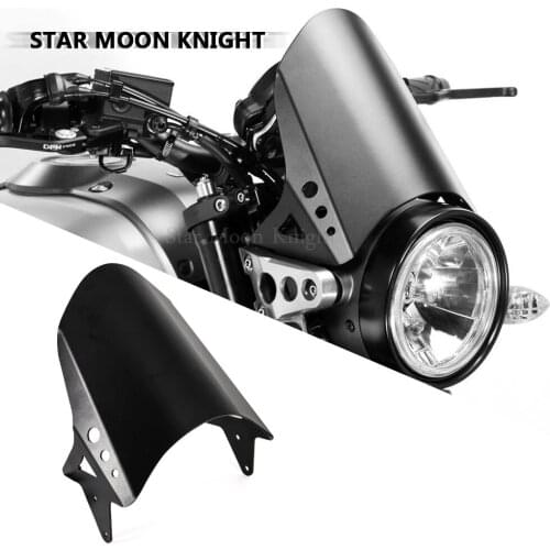 Motorcycle Accessories Aluminum Windscreen Windshield Wind Shield Deflector For YAMAHA XSR 900 XSR900 2015 - 2018 2019 2020