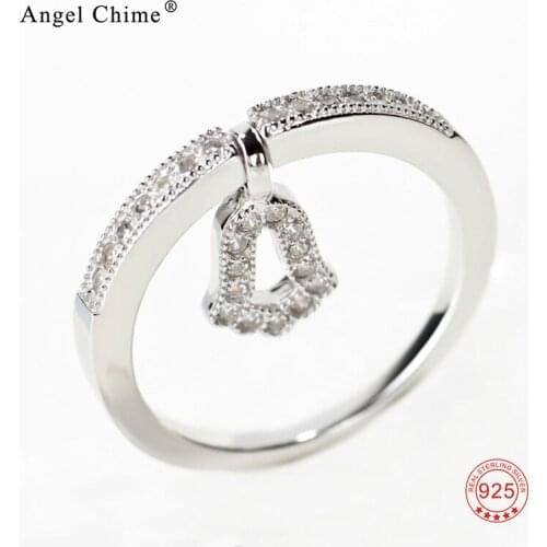 Angel Chime Rings With Cubic Zirkonia For Women