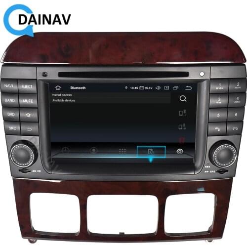 Android 2 din car radio Stereo receiver for Benz S W220 1998-2005 car audio multimedia player touch screen GPS navigation