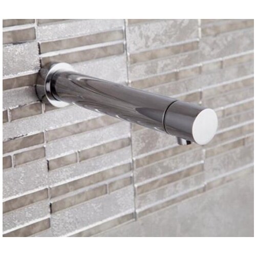 Vidric Chrome Brass Wall DC6V Battery Power Integrated type Automatic Sensor Tap Bathroom Wash Basin Touchless infrared Faucet