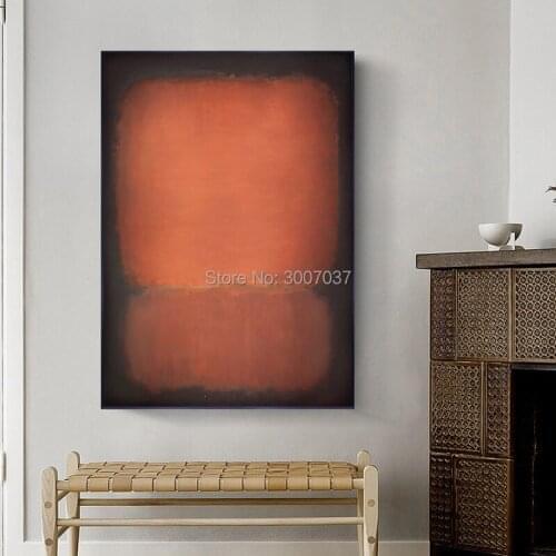 Free Shipping by DHL FEDEX UPS 100% Handmade Mark Rothko Abstract Oil Painting on Canvas Unframed for Home decor