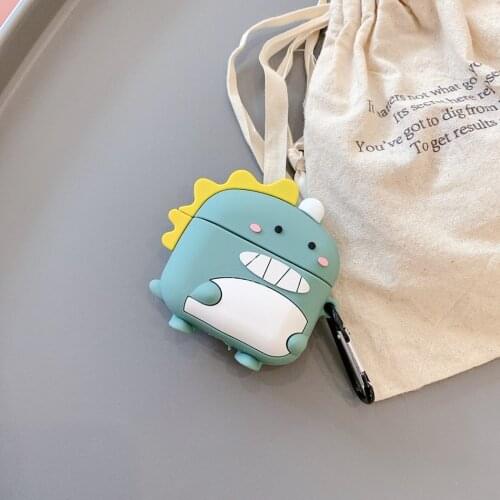 For Lenovo X9 Case Cute dinosaur Cartoon Cover soft Silicone Earphone Wireless Bluetooth Protective Cases for Lenovo X 9 Case