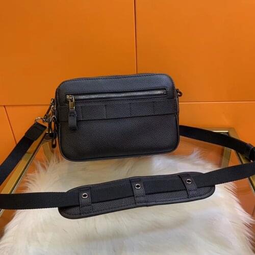 Design Camera Bags Men Messenger Bag Soft Leather Saddle Bag Brand Square Fashion Top 2021 Crossbody Bags