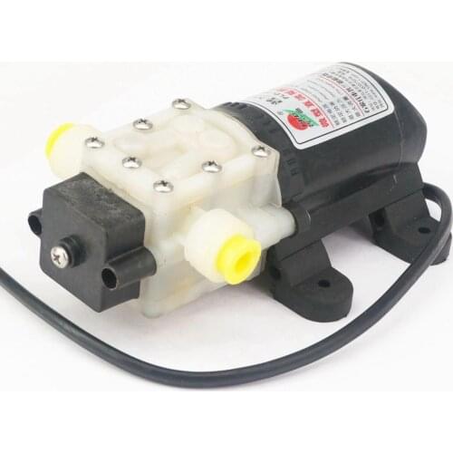 12V DC Electric Water diaphragm Pump self-priming booster pump 1/2" BSP Male for car 3.5A 45W 240L/H 4M 0-60 degrees celsius