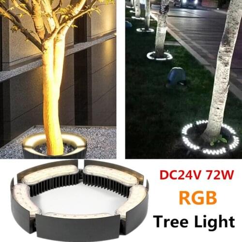 Colorful Outdoor Tree Lights Landscape Lighting Pillar Lights Lamp Post Waterproof Led Underground Light Outdoor Courtyard Villa