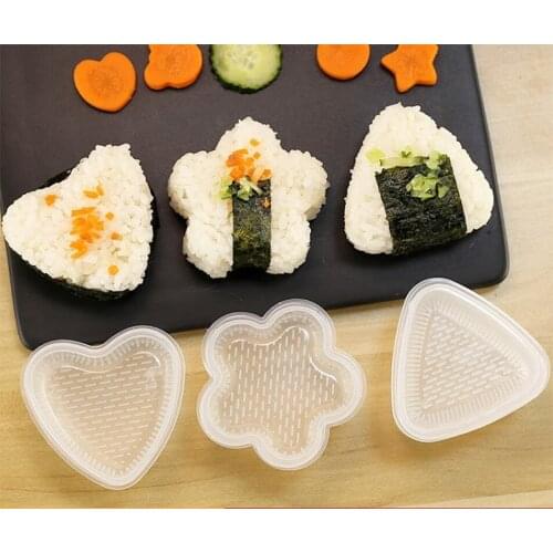 Kitchen Gadgets DIY Sushi Mold Rice Ball Food Press Flower/Love Heart/Mouse Shape Sushi Maker Sushi Kit Japanese Cuisine Tools