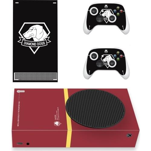 Metal Gear Solid V Skin Sticker Decal Cover for Xbox Series S Console and 2 Controllers Xbox Series Slim Skin Sticker Vinyl