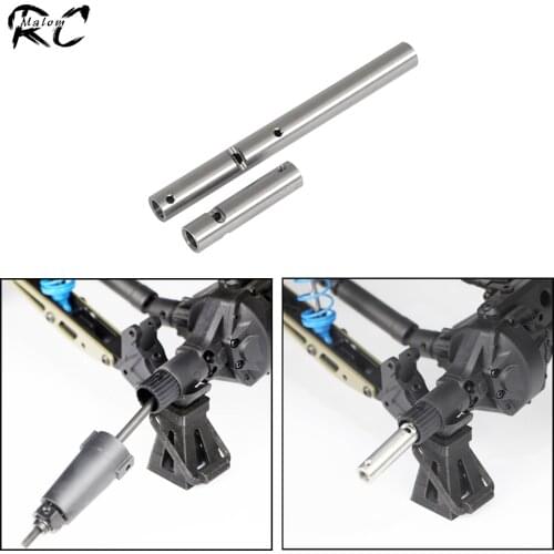 Stainless Steel Front Rear Axle Sleeve Anti Slip Enhanced Bushing Weights Rod for 1/10 RC Crawler Axial Wraith 90018 RR10 Yeti
