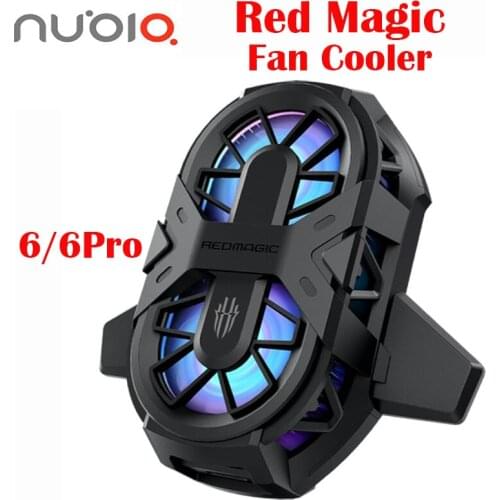 New Original Official Nubia Red Magic 6 Pro Dual Core Fan Cooler ICE Dock for RedMagic 6 Gaming Phone