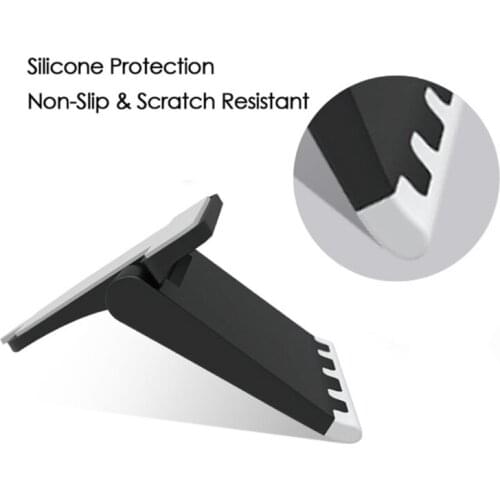 MOLA Laptop Stand Mini Portable Invisible Holder Adjustable Cooling Support Frame Foldable Multifunctional Laptop Stand 2Pcs