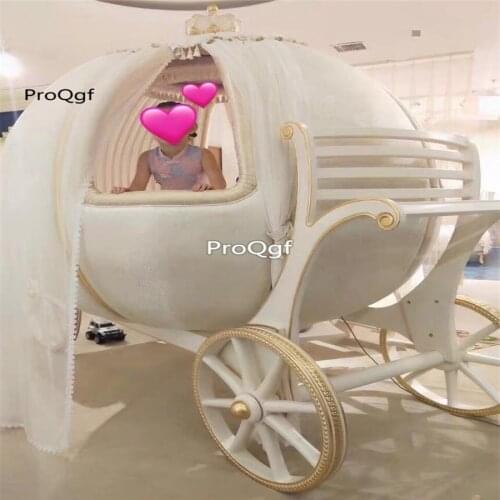 Prodgf 1Pcs A Set Children pumpkin shape Castle Bedroom Bed