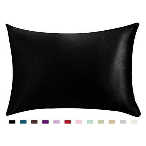 5 Silky Satin Hair Beauty Pillowcase, Standard/Queen 1PC