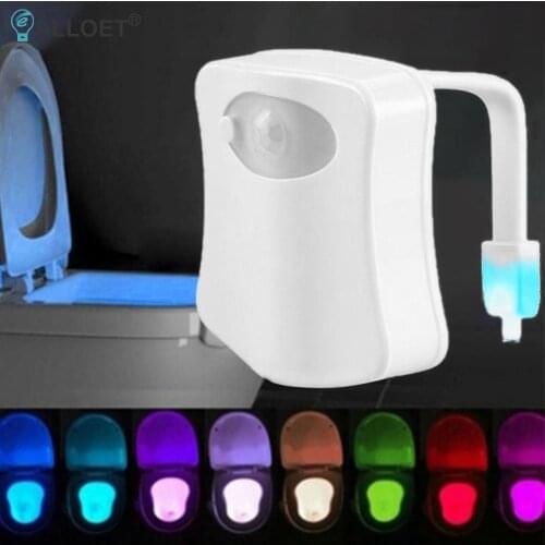 LED Toilet seat Night light Induction lamp Motion sensor WC lamp 8 colors Variable lamp Backlight Used for toilets