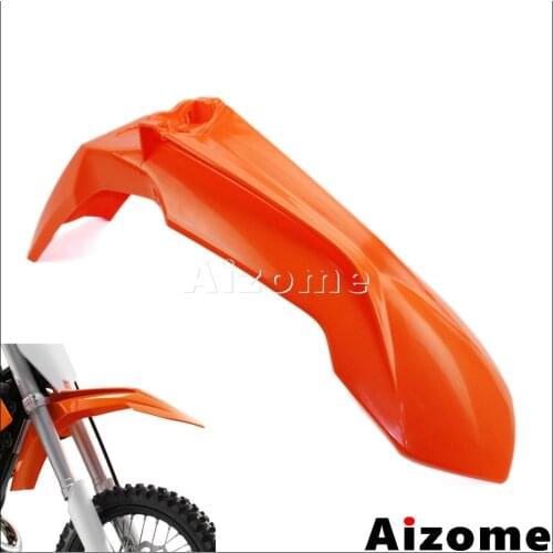 Universal Motorcycle Orange Front Fender MX Enduro Mudguard For EXC SX-F SX XC-W XC XC-F 85 125 150 250 300 350 450 500 13-2016