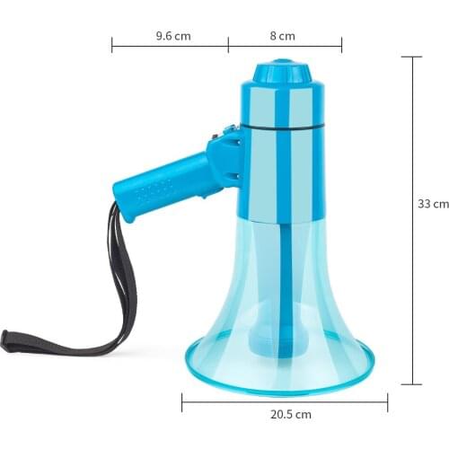 Lighting waterproof camouflage megaphone outdoor rescue security megaphone horn diving grade waterproof high power loudspeaker