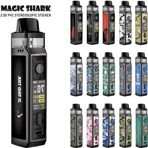 Magic Shark 2.5D 3M PVC V-Vendatta Military Leaf Ultra Thin Sticker Film Case for Voopoo Vinci X